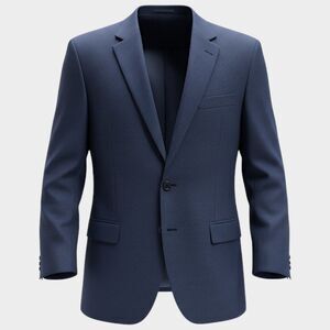 BANANA REPUBLIC Mens Blazer Sport Coat Two Button Jacket 44R Standard Fit Blue